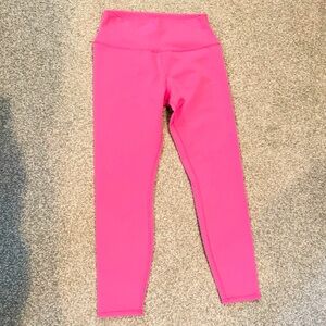 ALO Bright Pink High-Waisted Leggings (Rare Color)